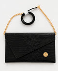 Leather Envelope Clutch