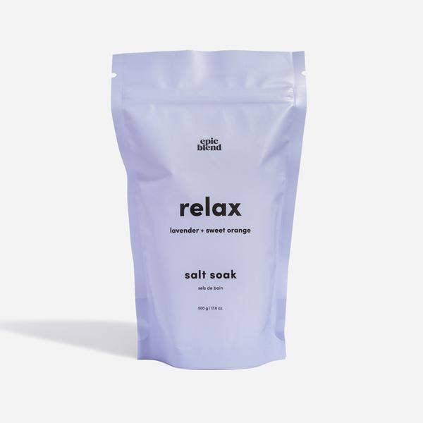 Relax Bath Salts Soak Vegan