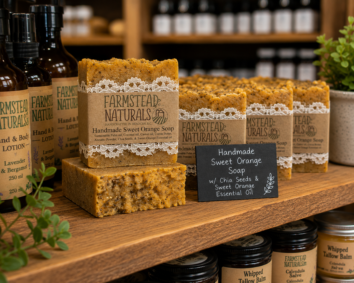 Sweet Orange Scrub Soap | Bulk | Farmstead Naturals