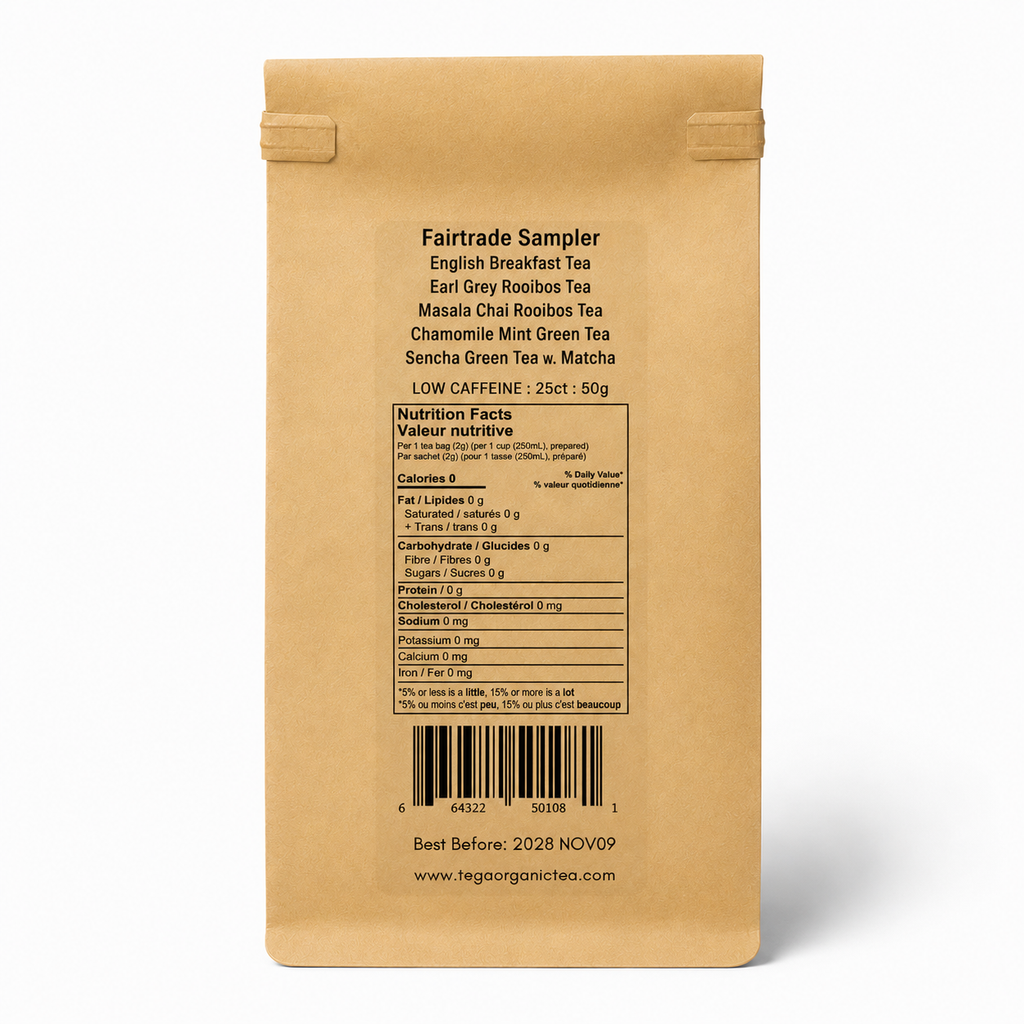 Fairtrade Tea | Organic | Canadian | 25 Tea Bags