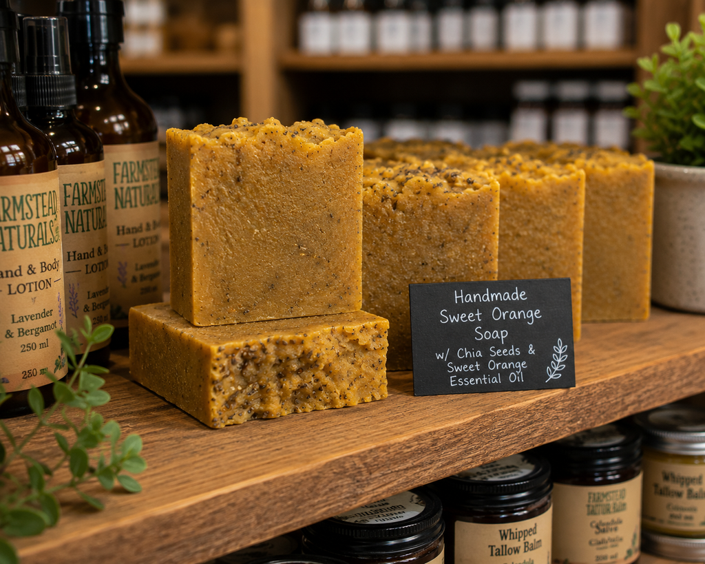 Sweet Orange Scrub Soap | Bulk | Farmstead Naturals