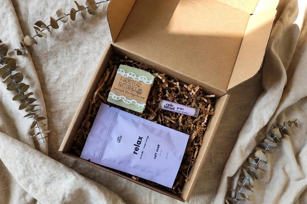 A Gift of Care Basic - Blue Magnolia, grape and Relax